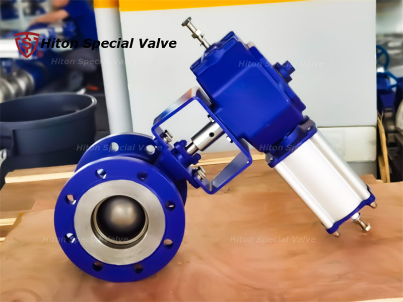 V-ball valve